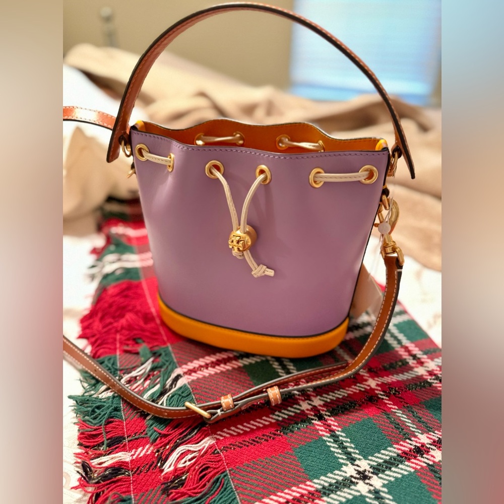 Tory Burch Colorblock Bucket Bag